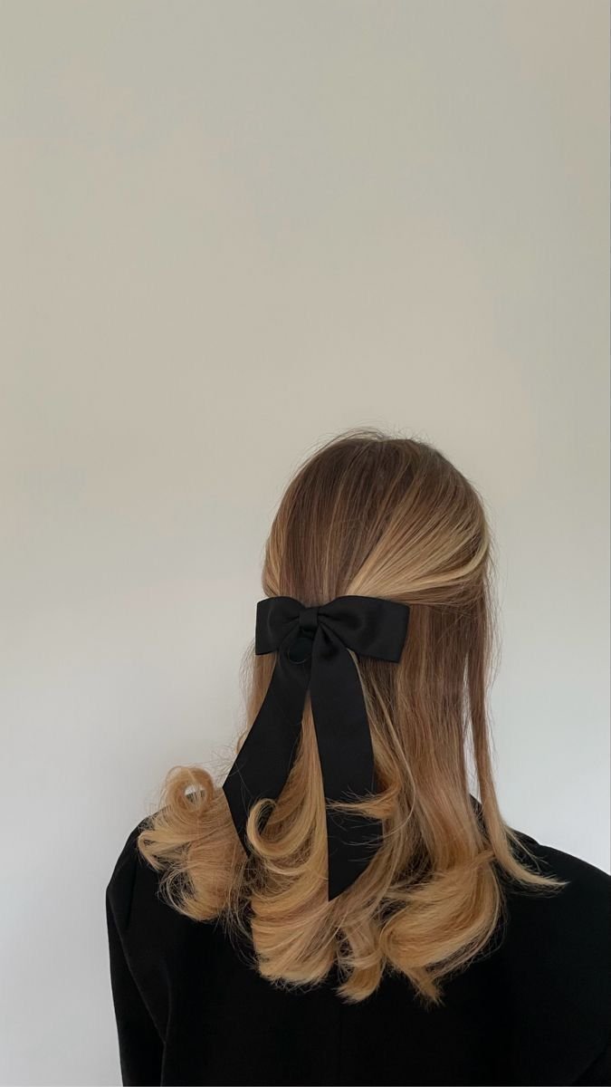 cute hairstyle with bow