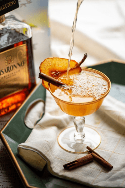 Spiced-Pear-Martini-with-Amaretto-and-Cardamom-Bitters