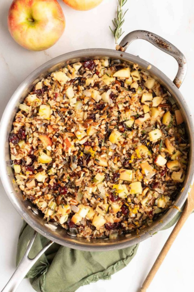 Cranberry-Rice-with-Apples-and-Pecans