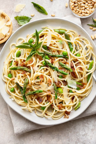 Spicy-Lemon-Asparagus-Bacon-Pasta