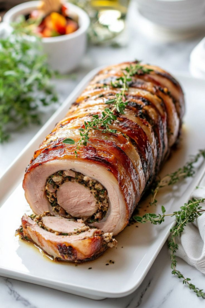 Roast-Pork-Tray-Bake-with-Stuffing-Balls