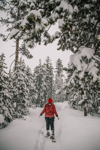 Snowshoeing in Sun Valley, Idaho