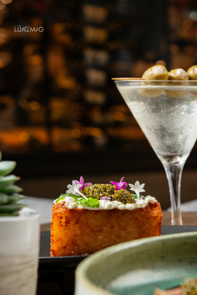 Hash Brown with Golden Goat Caviar - Loews Hotel Miami Beach